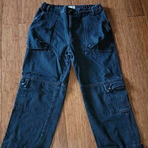 Free People Marx Slouchy Baggy Cargo Jeans